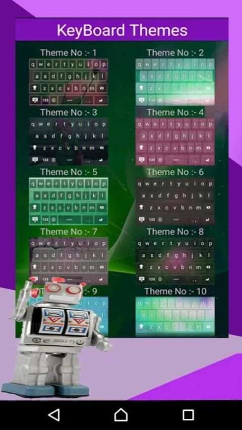 كيبورد عربي مزخرف البرق screenshot 3