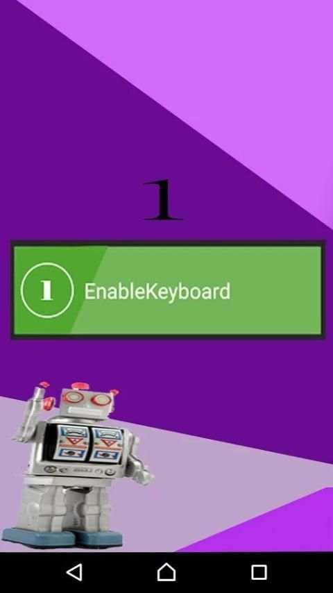 كيبورد عربي مزخرف البرق screenshot 2