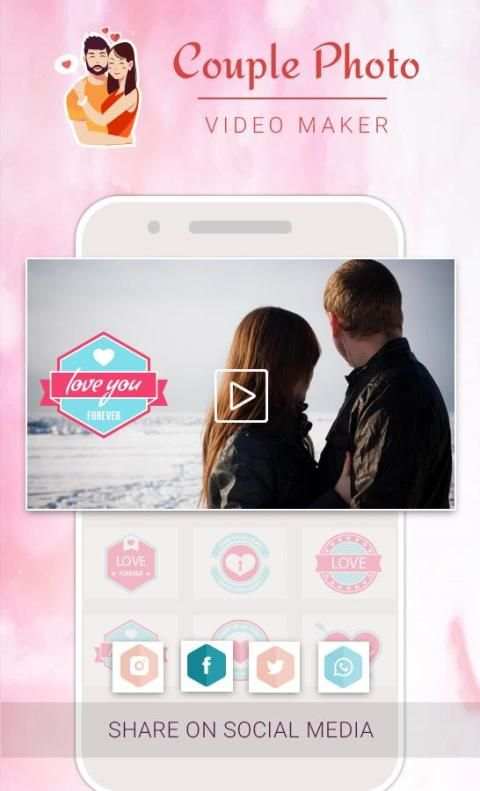 Couple Photo Video Maker screenshot 6
