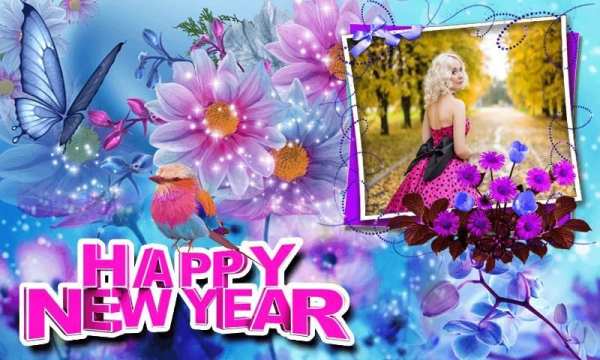 Happy New Year Photo Frames स्क्रीनशॉट 4