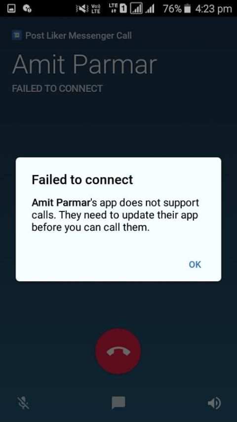 Post liker Messenger screenshot 1