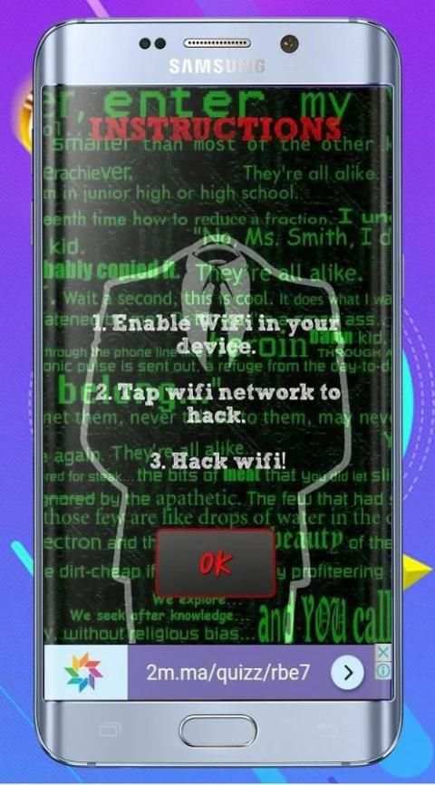 Wifi Hack acces WPS WPA2 Prank screenshot 3