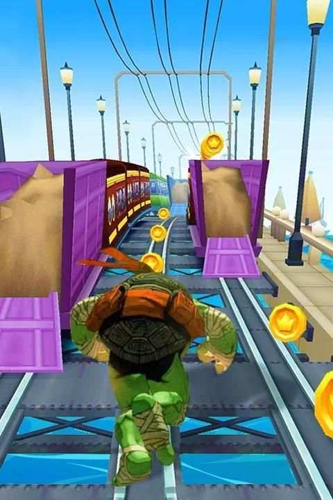 Turtle Run: Subway Ninja screenshot 3