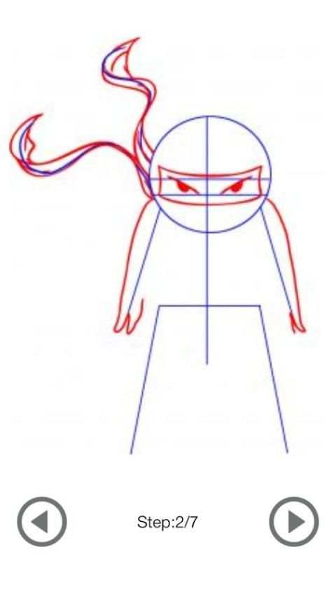 How To Draw Ninja скриншот 3