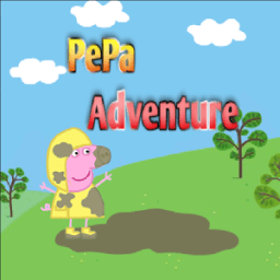 Pepa pig adventure jump أيقونة