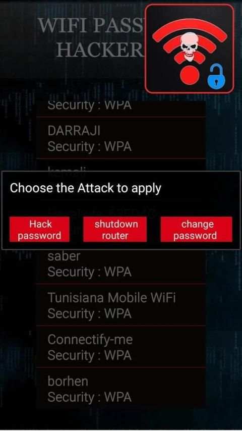 WiFi Password Hacker Simulator скриншот 1