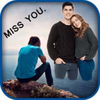 Miss You Frame Photo Editor - Blend Me Collage on 9Apps