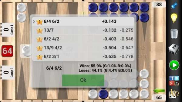 XG Mobile Backgammon screenshot 6