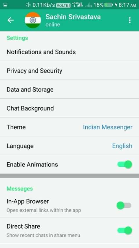 Indian Messenger : भारत का अपना मैसेंजर screenshot 3