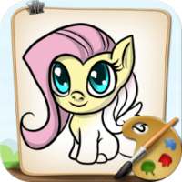 Coloring Little Pony Town