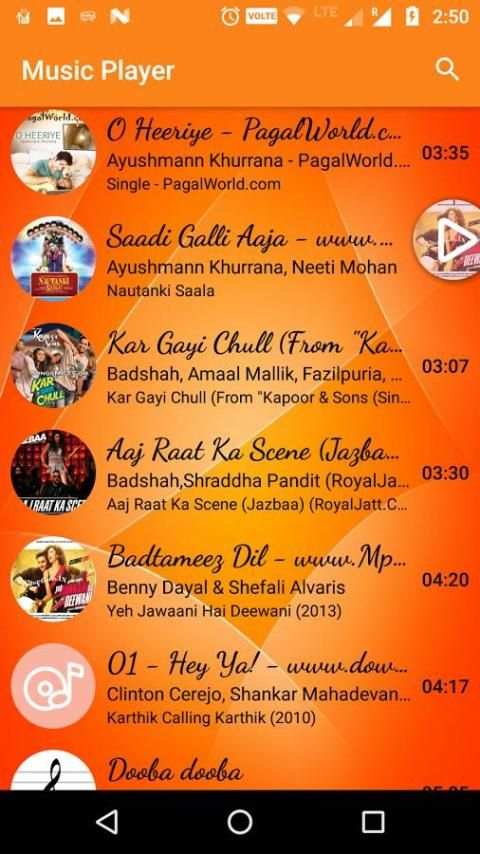 Music Player - App स्क्रीनशॉट 6