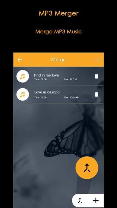 MP3 Audio Merger and Cutter screenshot 1