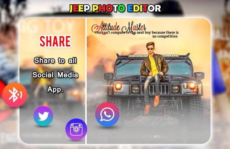 Jeep Photo Editor स्क्रीनशॉट 1
