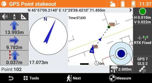 GeoMax X-PAD Survey Trial screenshot 2