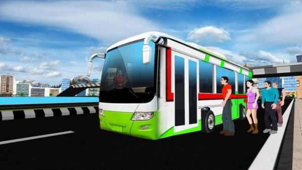 Bus Simulator HD Driving स्क्रीनशॉट 8