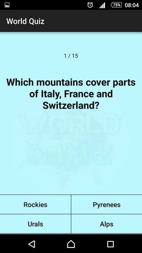 World Quiz screenshot 2