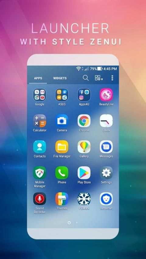 Launcher Style Asus Zenui скриншот 2