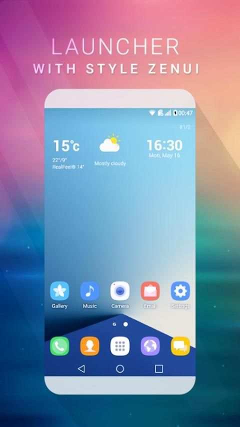 Launcher Style Asus Zenui скриншот 4