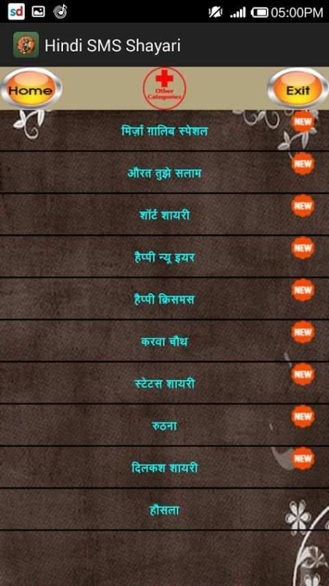 Hindi SMS Shayari скриншот 3