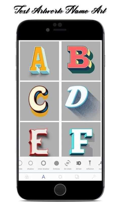 Text Artwork - Name Art 4 تصوير الشاشة