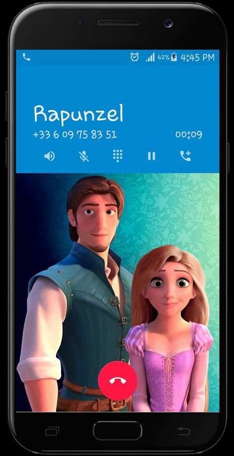 Princess Rapunzel Fake Call - PRANK 1 تصوير الشاشة