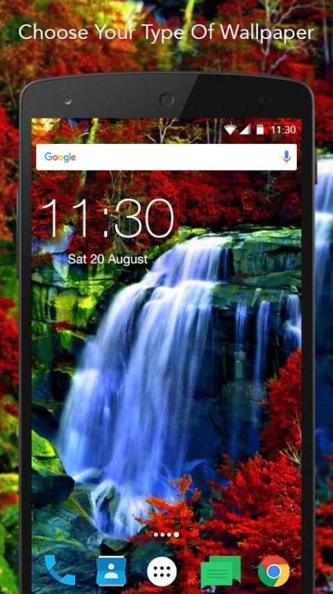 Live Water Garden Wallpaper скриншот 2