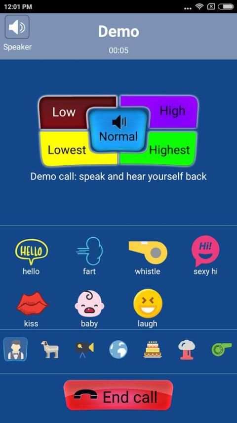 Call Voice Changer - IntCall स्क्रीनशॉट 2
