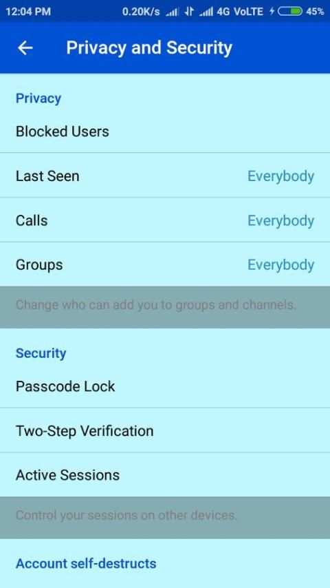 TelePlus screenshot 1