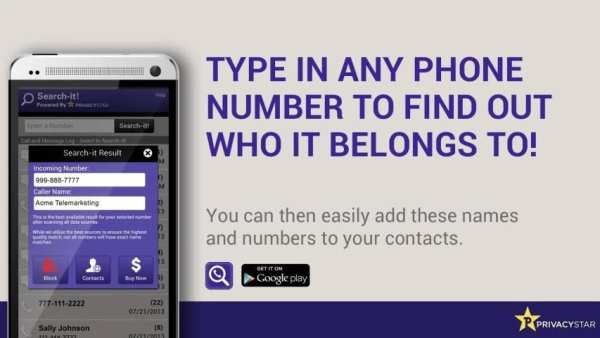 Reverse Phone Number Lookup 1 تصوير الشاشة