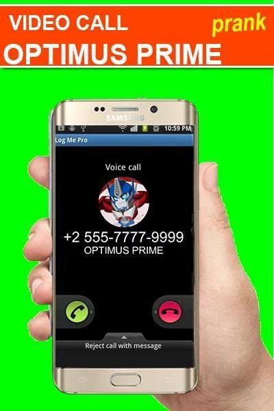 Optimus Prime Video Call скриншот 2