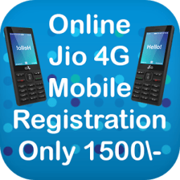 Free Jio 4G Phone Registration : 1500 Rs/- أيقونة