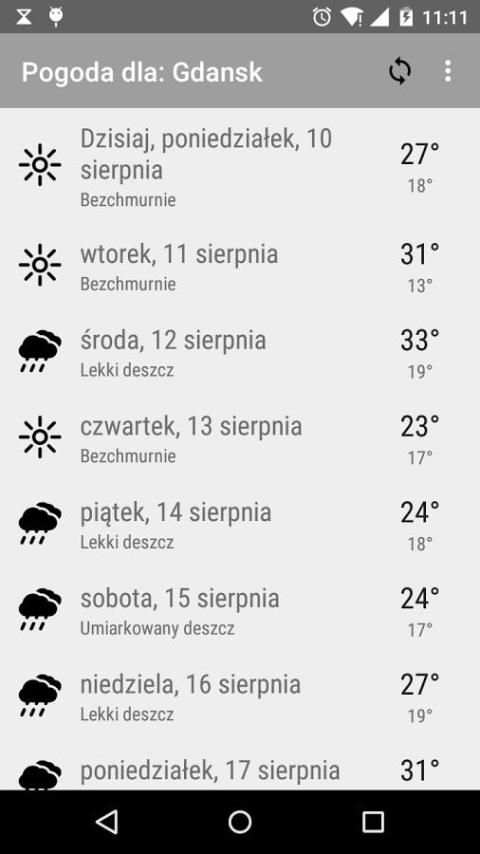 Pogoda Długoterminowa скриншот 3