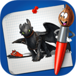 How to draw train your dragon icon
