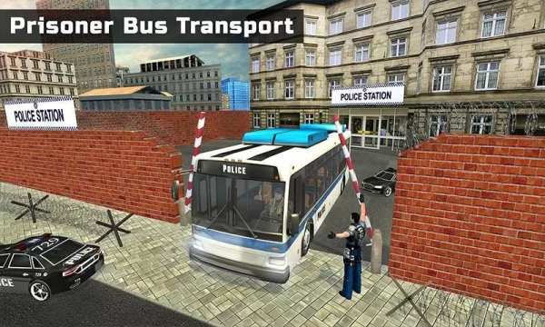 Police Bus Transporter 3D Prisoner Jail Transport screenshot 16