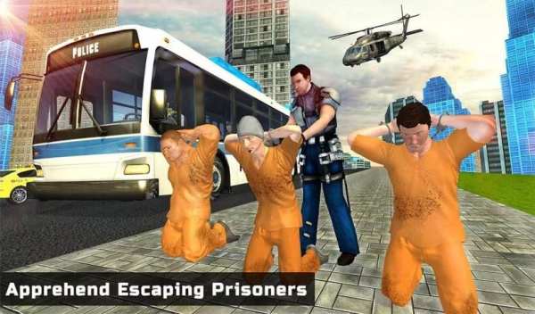 Police Bus Transporter 3D Prisoner Jail Transport screenshot 7