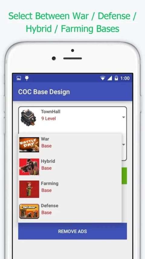 Base Clash of Clans Map Layout скриншот 4