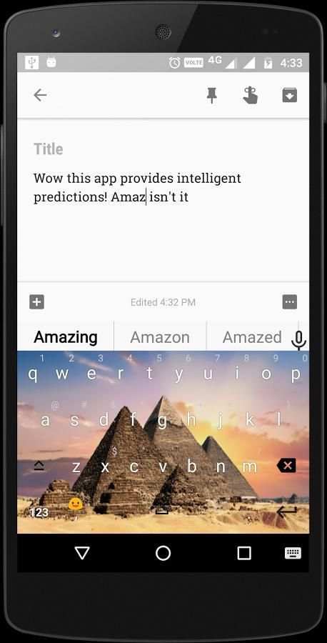 Voice Board- The Ultimate Voice Keyboard скриншот 1