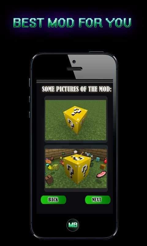 Mod Lucky Block for MCPE screenshot 1