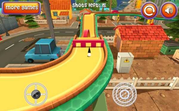 Mini Golf 3D Cartoon City स्क्रीनशॉट 7