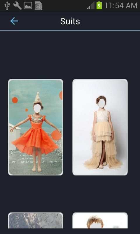 Kids Fashion Photo Suit Editor скриншот 2