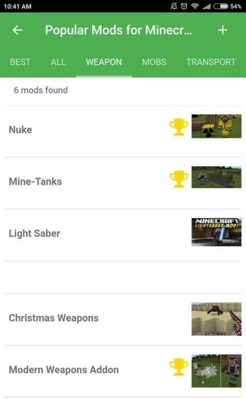 Popular mods for Minecraft PE скриншот 7