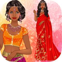❊ Indian Sari dress up ❊