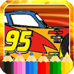 ikon Cars Race 3 Coloring Book
