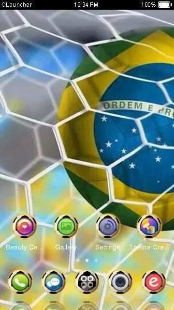 Best Brazil Football Theme 1 تصوير الشاشة