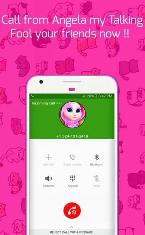 Call from Angela my Talking screenshot 2
