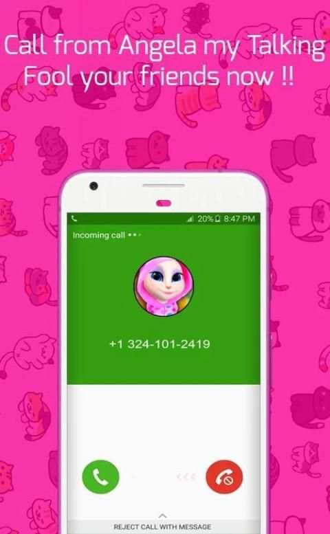 Call from Angela my Talking screenshot 3