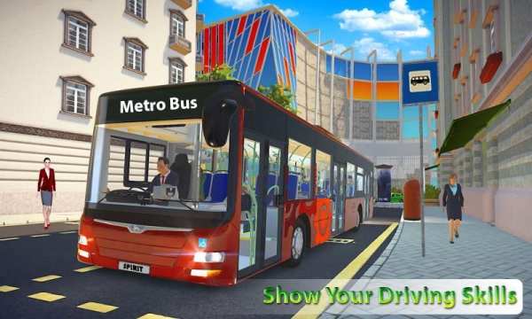 Metro Bus Sim 2017 8 تصوير الشاشة