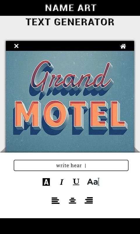 Name Art - Text Generator screenshot 7