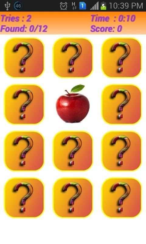 Kids Matching Memory Game 4 تصوير الشاشة