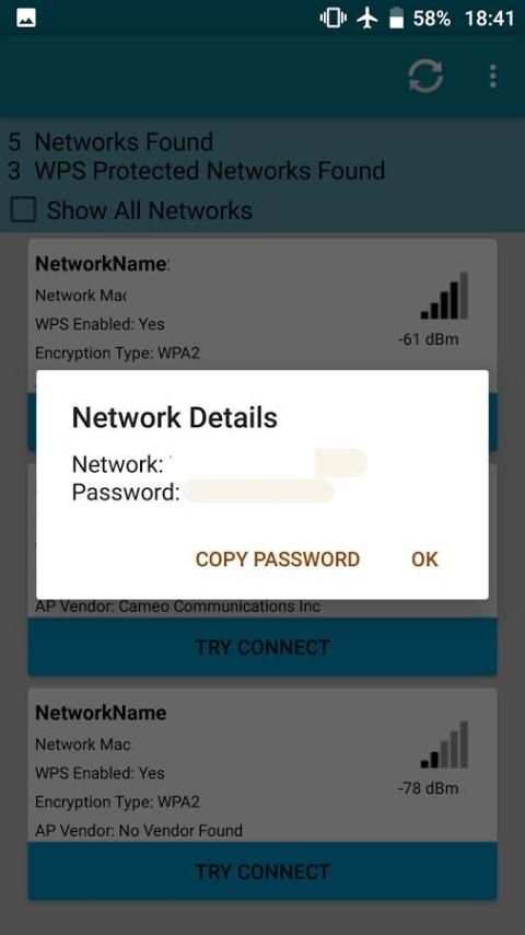 WPS Pin Connect 1 تصوير الشاشة